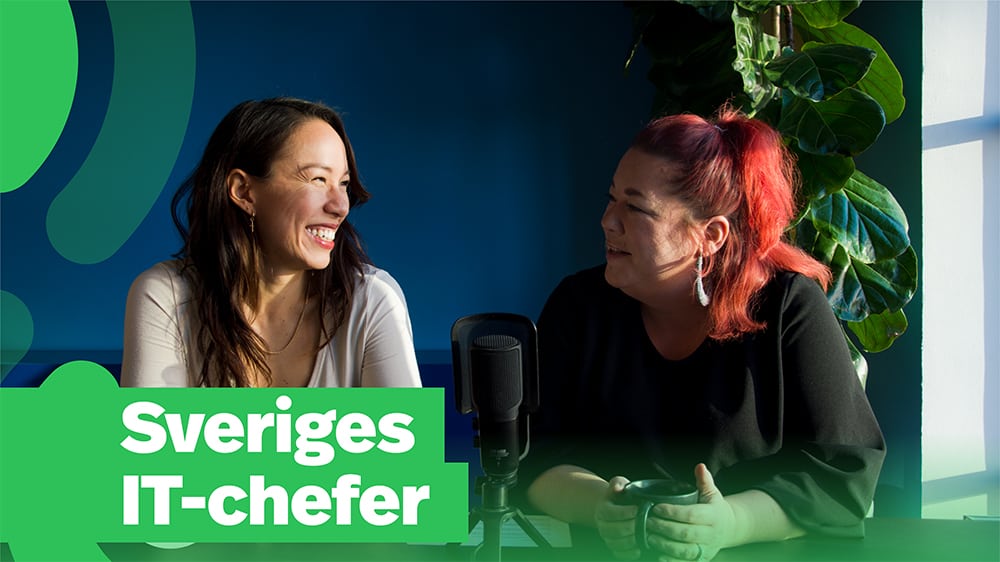 Programledarna Marthina Elmqvist och Kim Wictorin